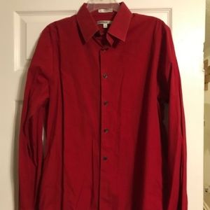 Men's long sleeve button down shirt